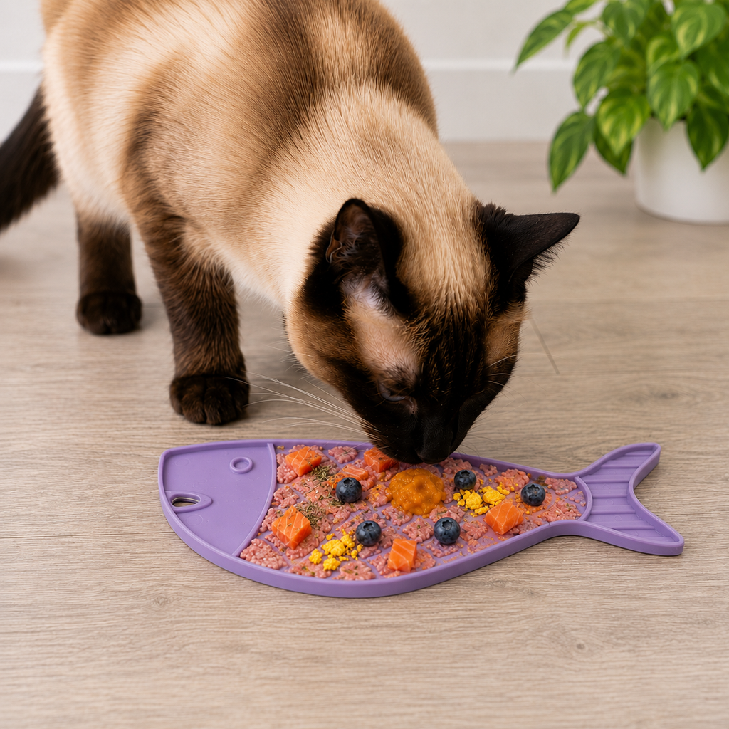 Goldfish emat Small Enrichment Lick Mat for Cats