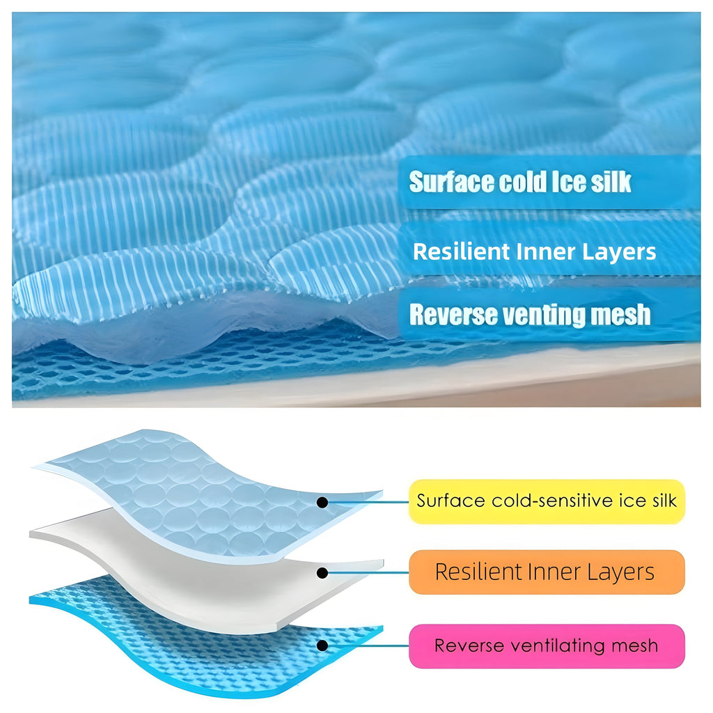 Ice Silk Cooling Mat for Dogs