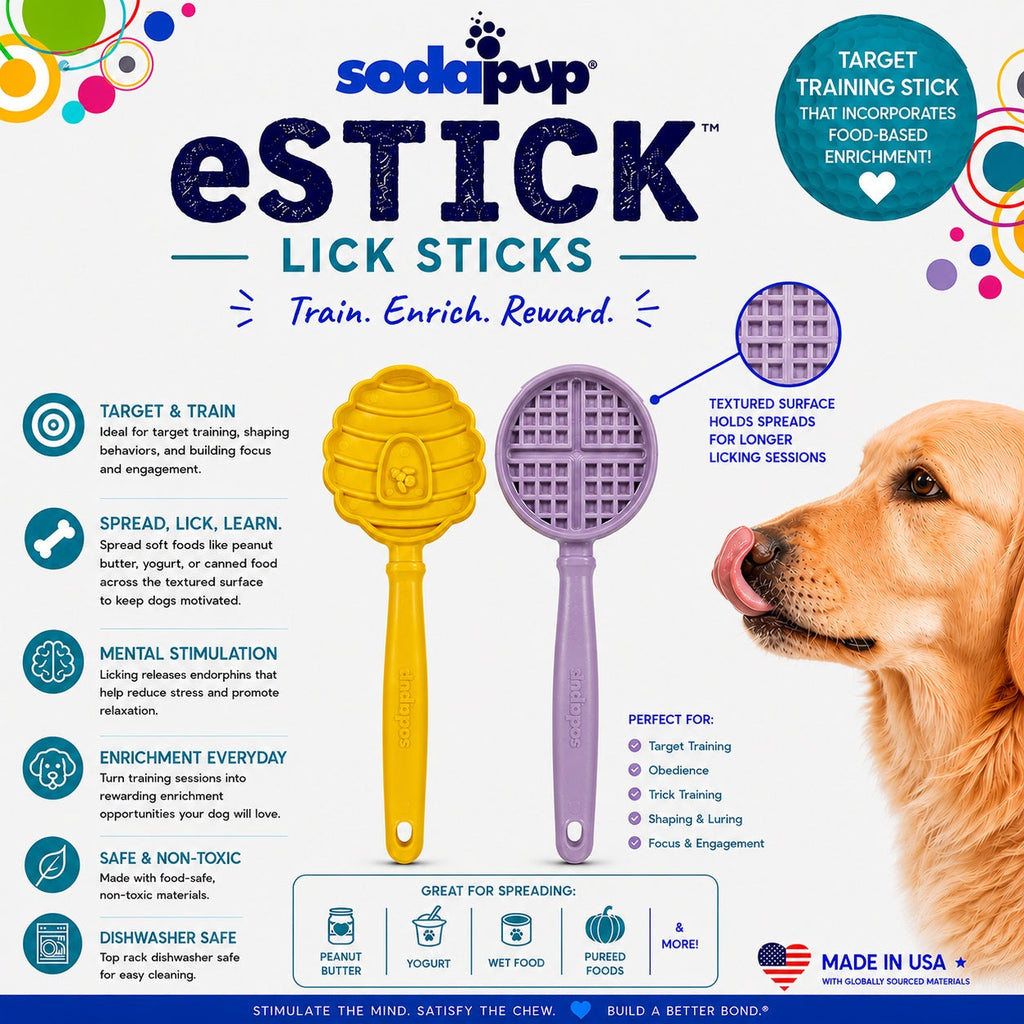 eStick Hand-Held Dog Enrichment Lick Stick