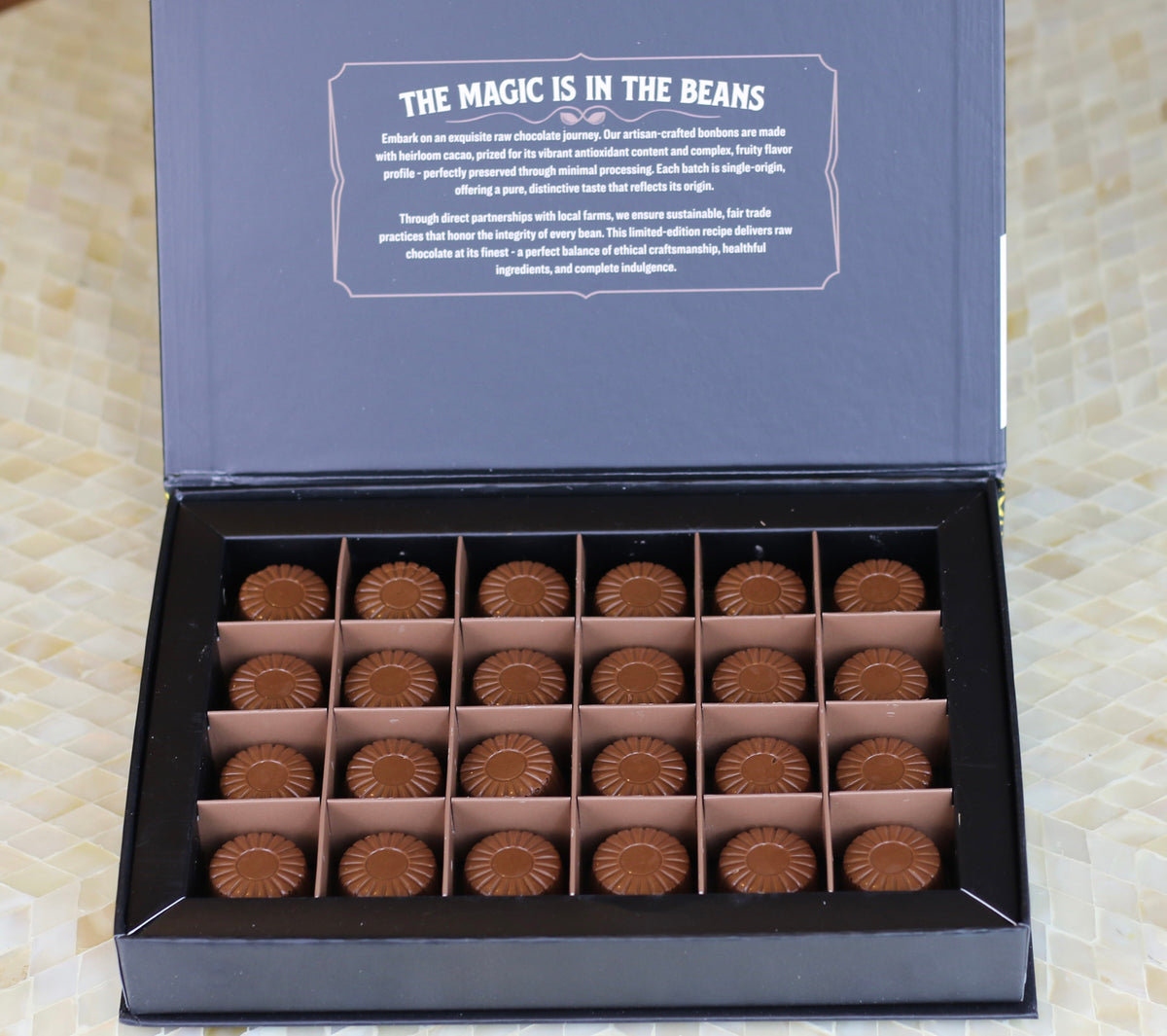 Rawmio Coconut Milk Chocolate Bonbons, 24ea