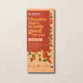 Orange Crunch dark chocolate bar packaging by Elements Truffles