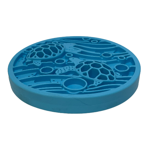 Turtle eMat-Mini Lick Mat with Suction Cups - Small Dogs & Cats