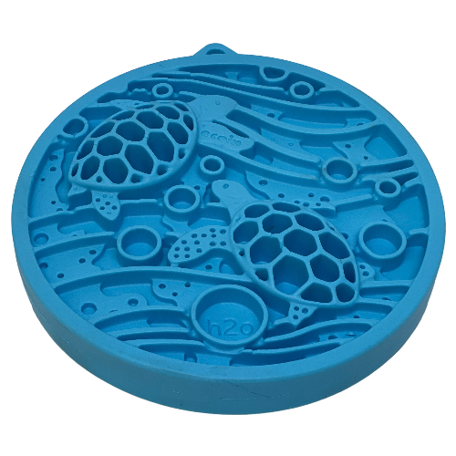 Turtle eMat-Mini Lick Mat with Suction Cups - Small Dogs & Cats