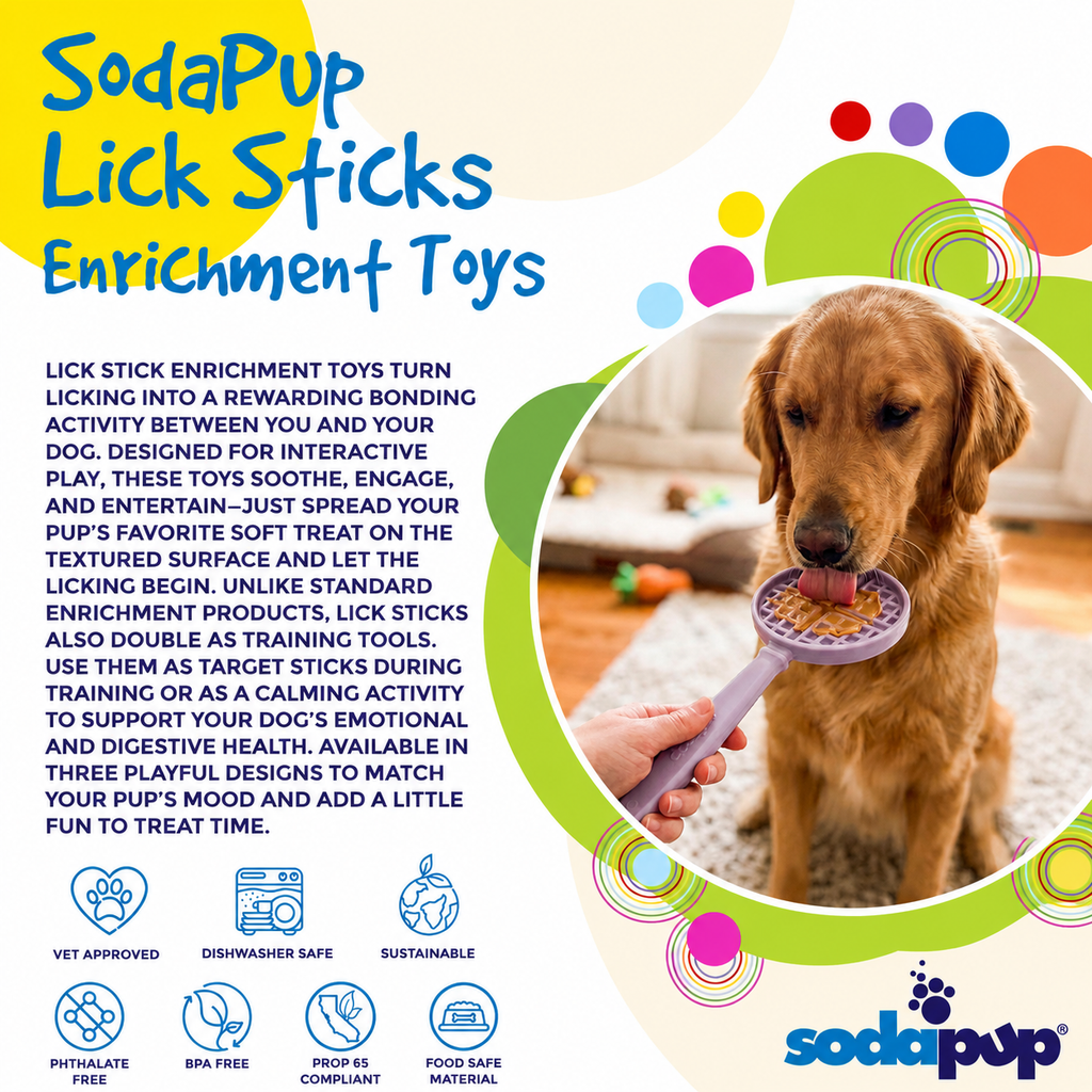 eStick Hand-Held Dog Enrichment Lick Stick