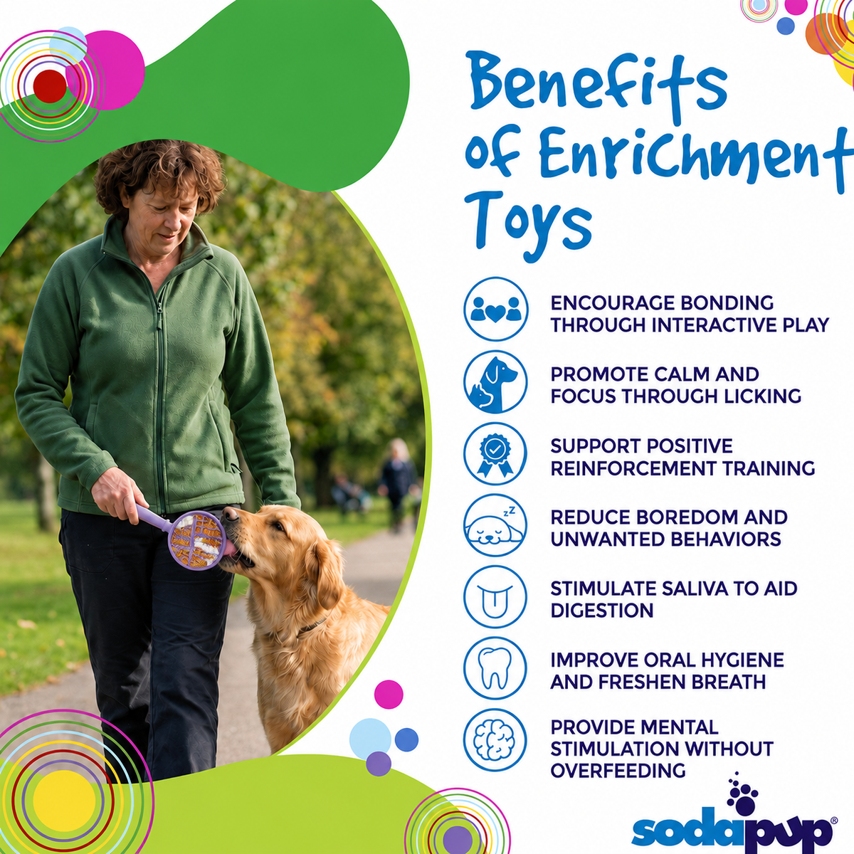 eStick Hand-Held Dog Enrichment Lick Stick