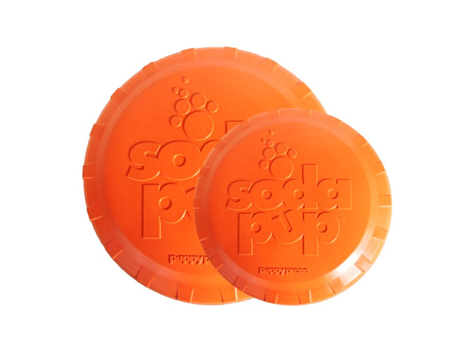Bottle Top Flyer Rubber Frisbee for Dogs