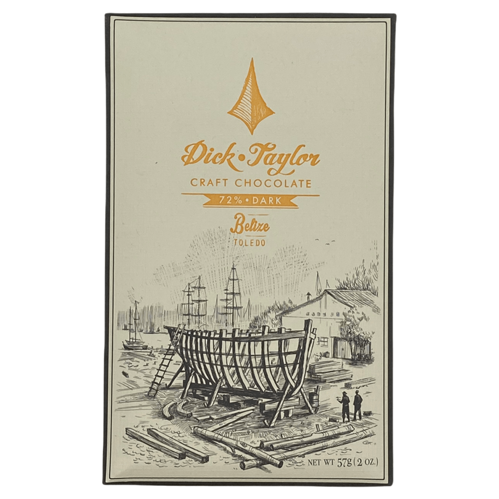 Dick Taylor 72% Belize dark chocolate bar