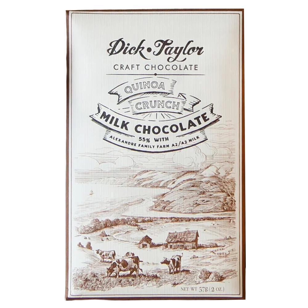 Dick Taylor Quinoa Crunch milk chocolate bar