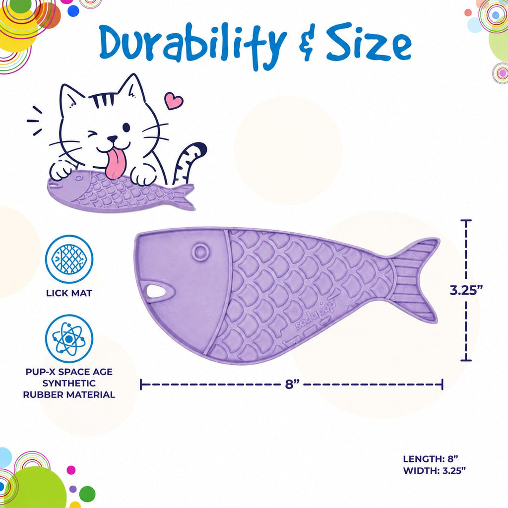 Goldfish emat Small Enrichment Lick Mat for Cats