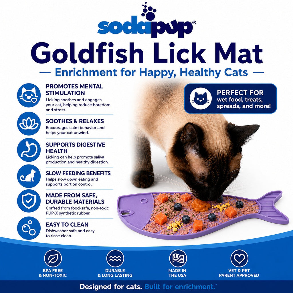 Goldfish emat Small Enrichment Lick Mat for Cats