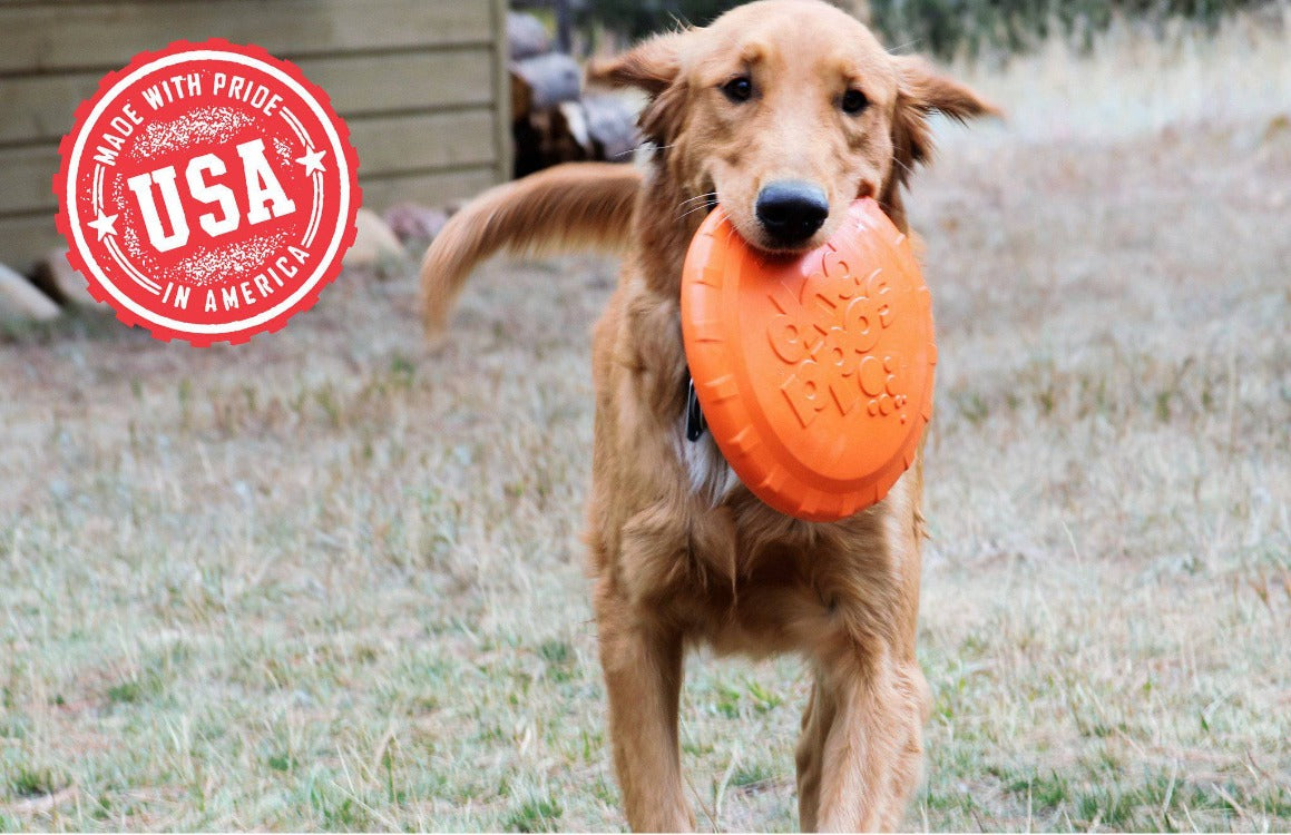 Bottle Top Flyer Rubber Frisbee for Dogs